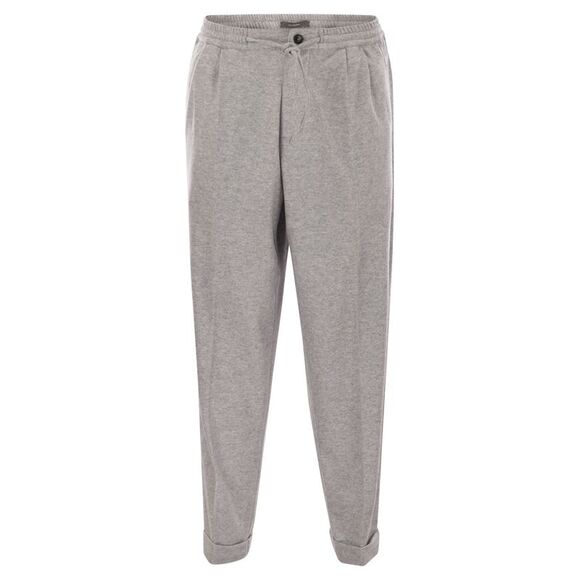 Fedeli Men Harvard - Soft Cashmere Flannel Trousers